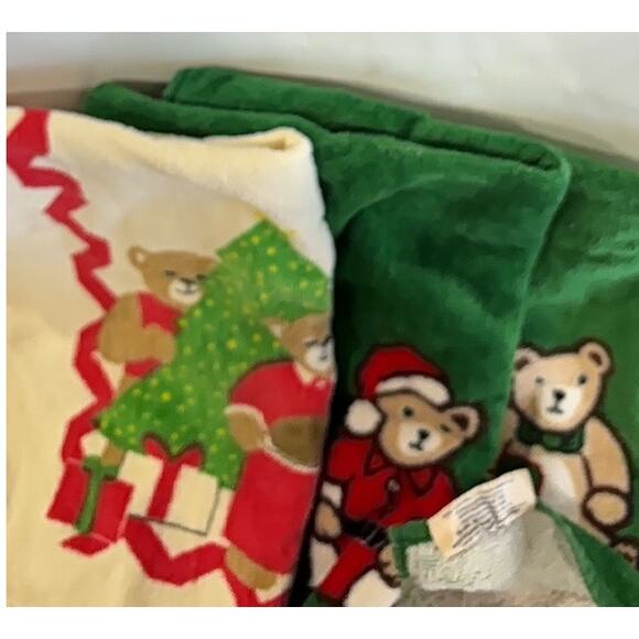 Vintage hand towels lot (3) Christmas Hilasal brand - Picture 2 of 7